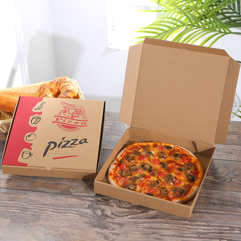 Customizable Logo Takeaway Pizza Packaging Box | packaging box ...